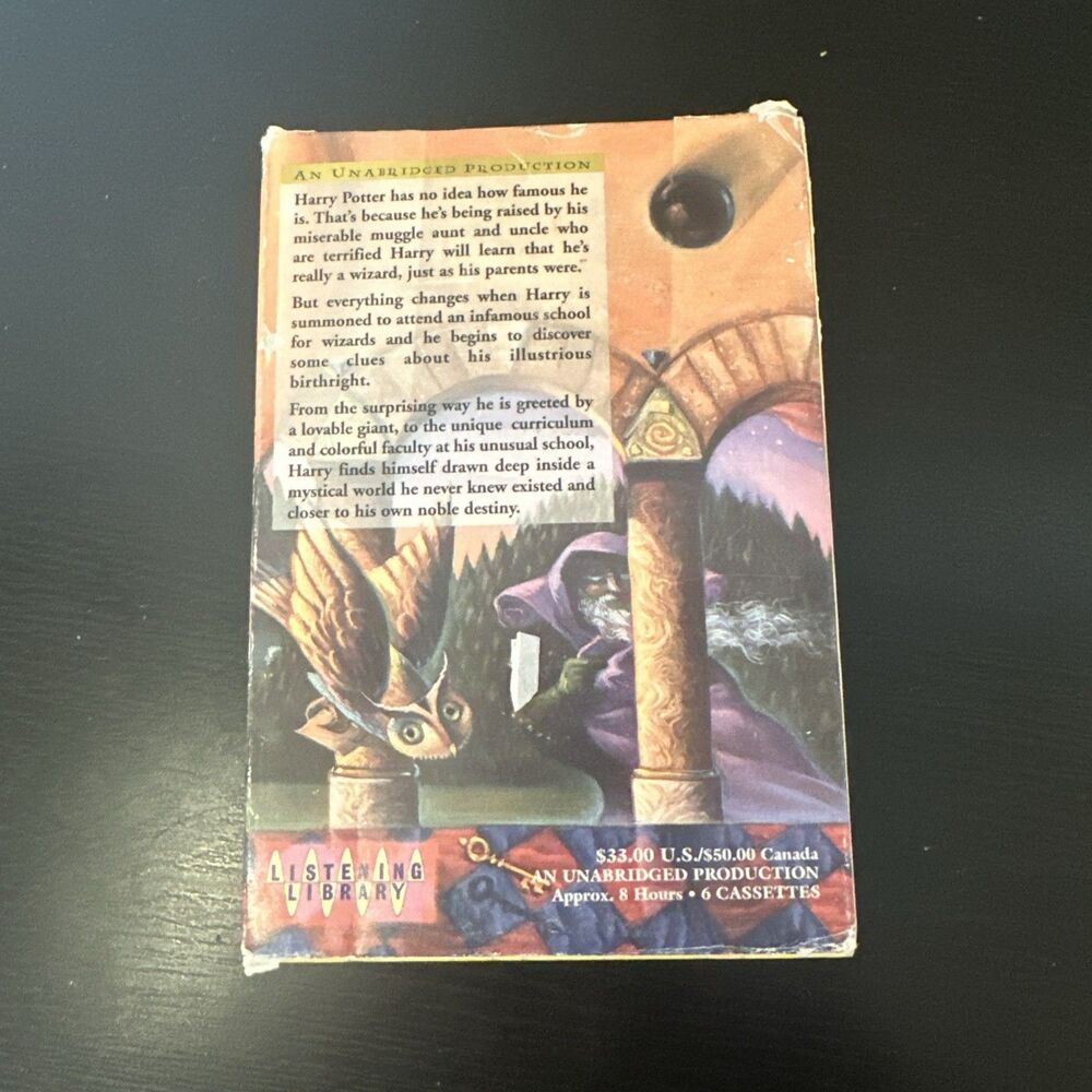 Harry Potter and the Sorcerer's Stone by J. K. Rowling (1999, Audio, Other) - Picture 4 of 8